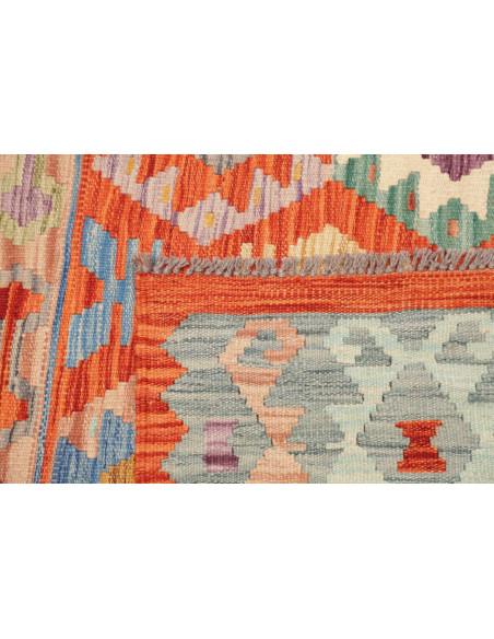 Kilim 157x193 Cm Kilim, Afghanistan, Lana Cardata A Mano,