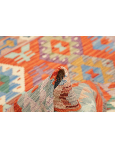 Kilim 157x193 Cm Kilim, Afghanistan, Lana Cardata A Mano,
