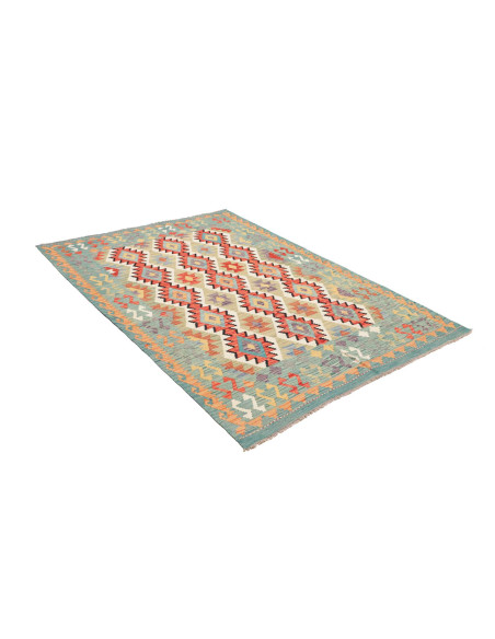 Kilim 147x197 Cm Kilim Afghanistan, Hand-carded Wool (cotton
