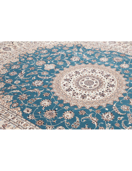 Nain 6la 213x255 Cm Nain 6la, Persia, Hand-carded Wool And