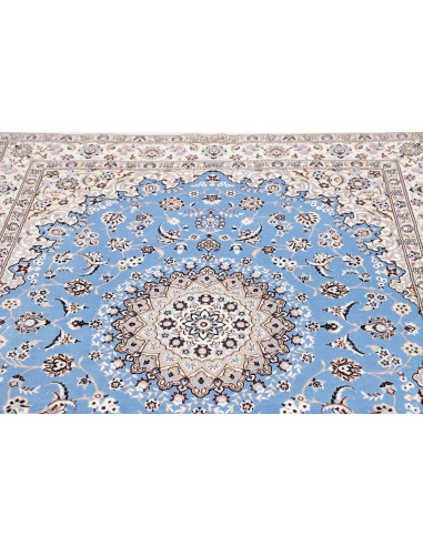 Nain 6la 160x203 Cm Nain 6la Persia Hand-spun Wool And Silk