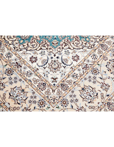 Nain 6la 207x254 Cm Nain 6la, Persia, Hand-carded Wool And