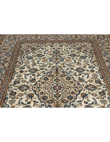 Kashan 200x293 Cm Kashan, Persia, Hand-carded Wool cotton