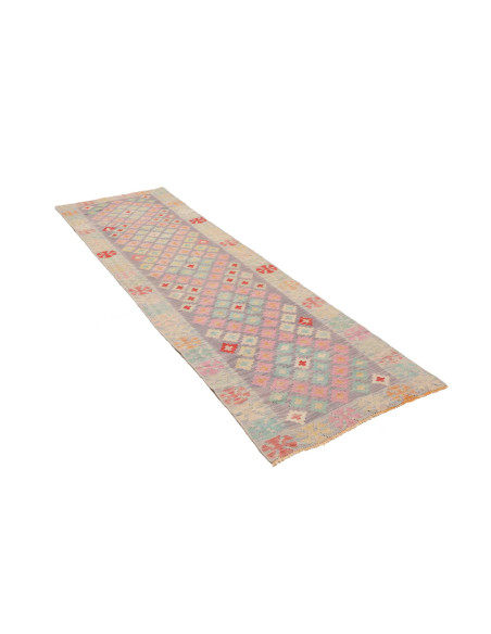 Kilim 73x244 Cm Kilim, Afghanistan, Lana Cardata A Mano,