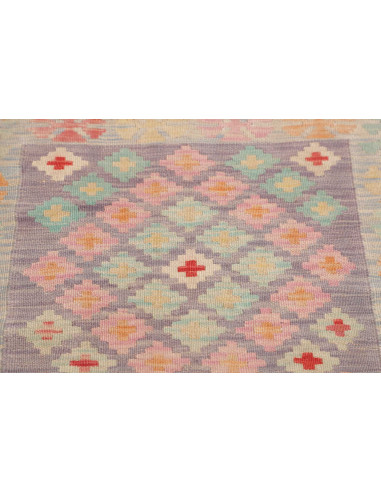 Kilim 73x244 Cm Kilim, Afghanistan, Lana Cardata A Mano,