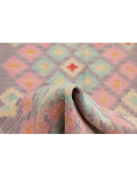 Kilim 73x244 Cm Kilim, Afghanistan, Lana Cardata A Mano,
