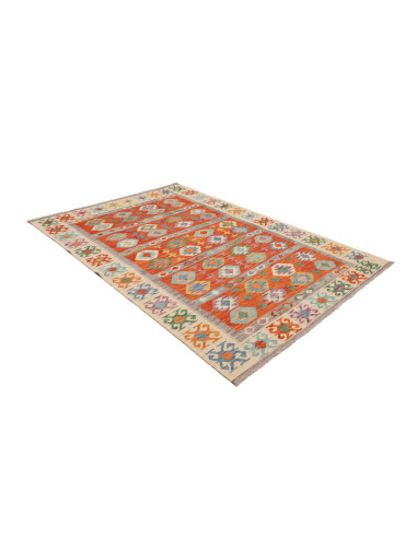 Kilim 172x248 Cm Kilim, Afghanistan, Lana Cardata A Mano,