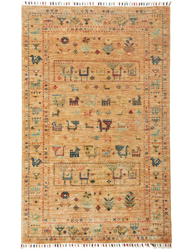 Rubin 99x156 Cm Rubin Pakistan Hand-carded Wool Cotton