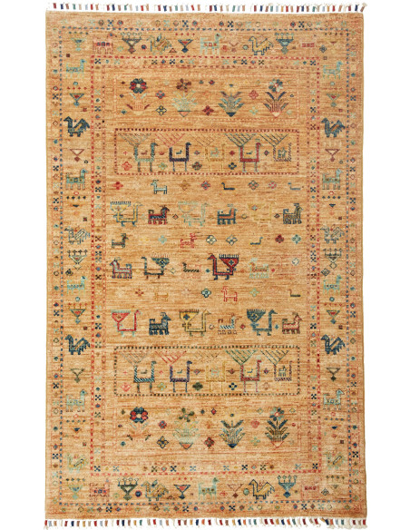 Rubin 99x156 Cm Rubin Pakistan Lana Cardata A Mano Cotone