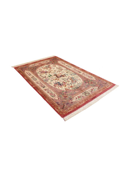 Ghom Silk 132x201 Cm Ghom Silk, Persia, 100% Silk (silk