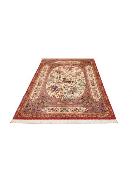 Ghom Silk 132x201 Cm Ghom Silk, Persia, 100% Silk (silk