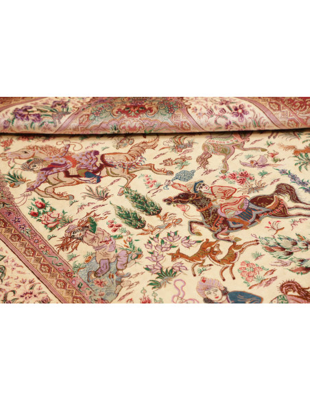 Ghom Silk 132x201 Cm Ghom Silk, Persia, 100% Silk (silk