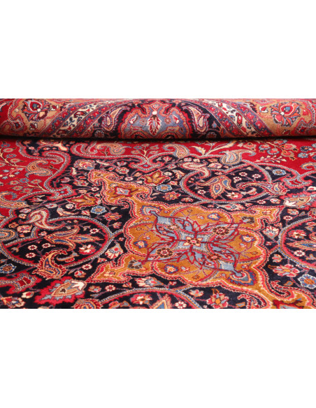 Rug Mashad Persia 303x390 Ruby Red Midnight Blu