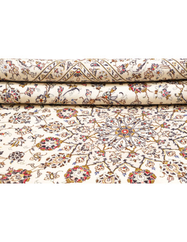 Kashan 243x342 Cm Kashan, Persia, Lana Cardata A Mano,