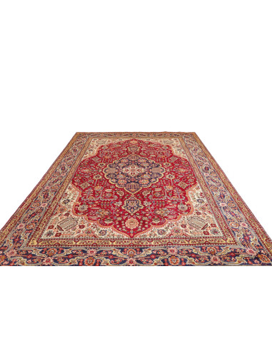 Tabriz 250x348 Cm Tabriz Persia Lana Cardata A Mano