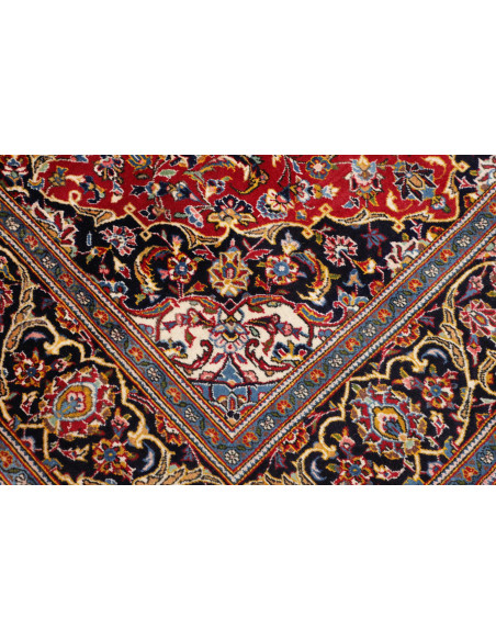 Kashan Fine 140x217 Cm Kashan Fine, Persia, Hand-carded Wool