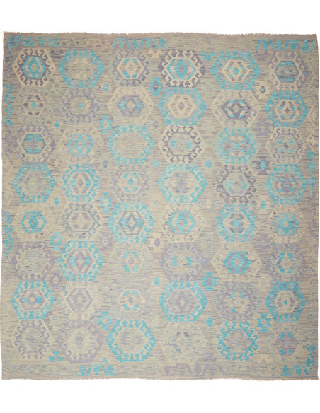Kilim 262x290 Cm Kilim, Afghanistan, Hand-carded Wool warp: