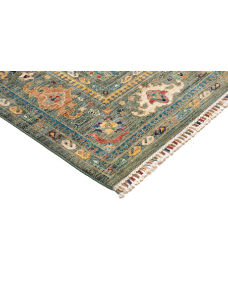Rug Zigler Fine Pakistan 202x301 Teal Green Och