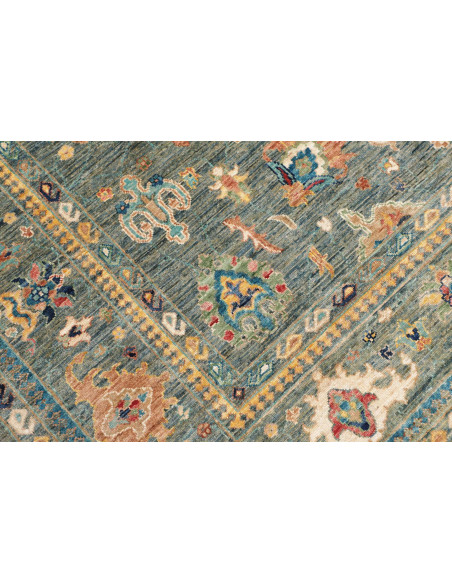 Rug Zigler Fine Pakistan 202x301 Teal Green Och