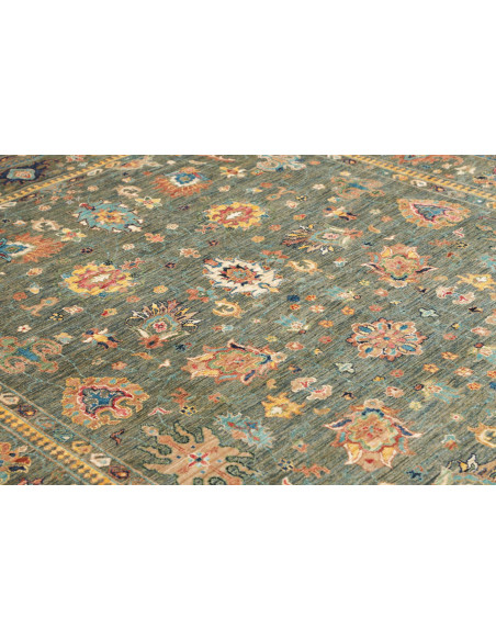 Rug Zigler Fine Pakistan 202x301 Teal Green Och