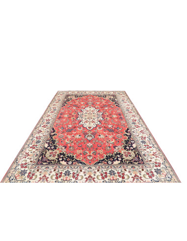 Kashan 196x293 Cm Kashan, Persia, Lana Cardata A Mano