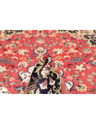 Kashan 196x293 Cm Kashan, Persia, Lana Cardata A Mano