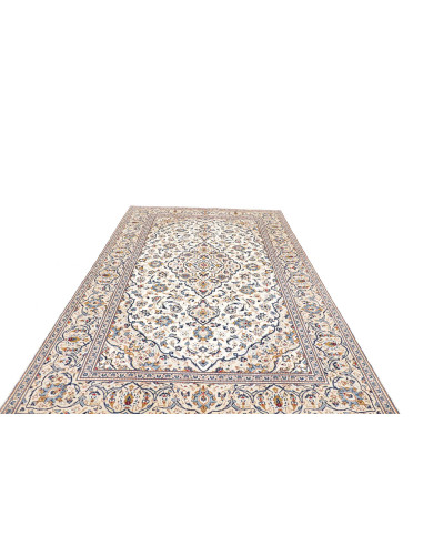 Kashan 196x295 Cm Kashan, Persia, Hand-carded Wool (cotton