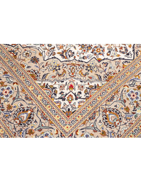 Kashan 192x305 Cm Kashan, Persia, Lana Cardata A Mano