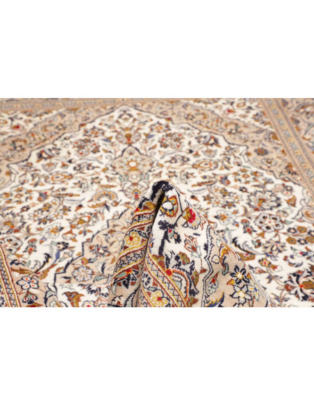 Kashan 192x305 Cm Kashan, Persia, Lana Cardata A Mano