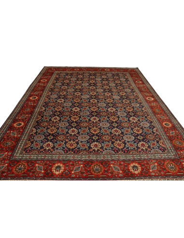 Tabriz 298x400 Cm Tabriz, Persia. Hand-carded Wool warp: