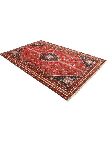 Tappeto Shiraz Fine Persia marrone rosso 208x315