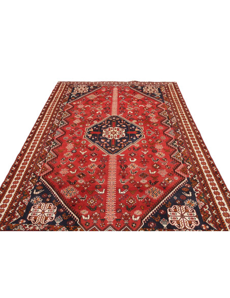 Tappeto Shiraz Fine Persia marrone rosso 208x315