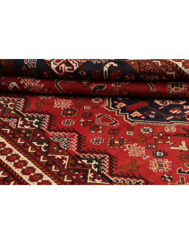 Tappeto Shiraz Fine Persia marrone rosso 208x315