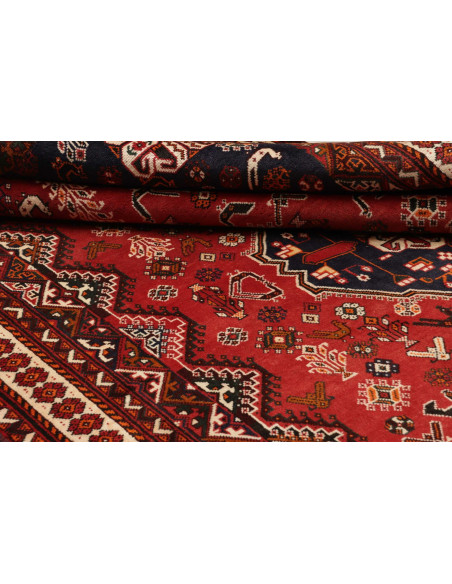 Tappeto Shiraz Fine Persia marrone rosso 208x315