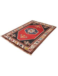 Rug Shiraz Fine Persia brown yellow 150x206 2