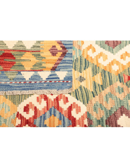 Kilim 128x175 Cm Kilim Afghanistan Hand-carded Wool (warp: