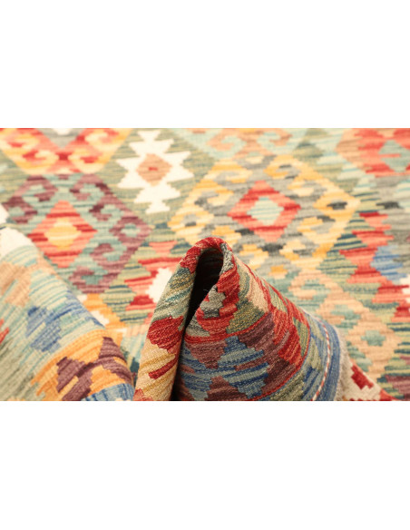 Kilim 128x175 Cm Kilim Afghanistan Hand-carded Wool (warp: