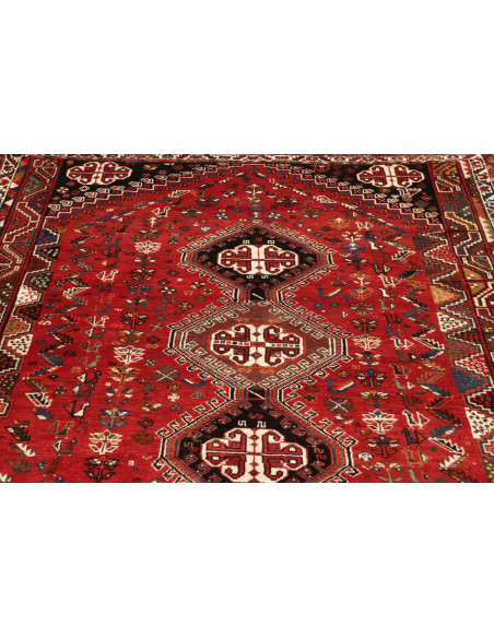 Shiraz 172x260 Cm Shiraz, Persia, Hand-carded Wool warp: