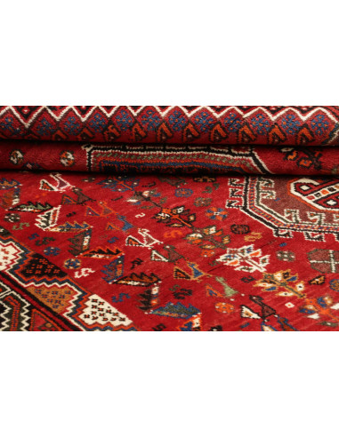 Shiraz 172x260 Cm Shiraz, Persia, Lana Cardata A Mano
