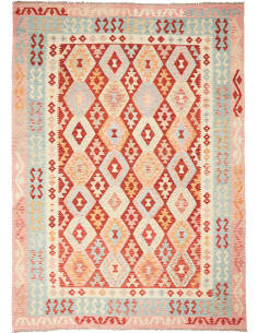 Kilim 208x288 Cm Kilim Afghanistan Hand-carded Wool Cotton