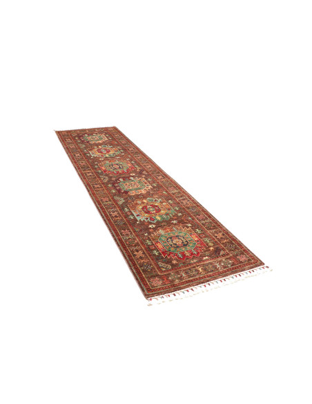 Tappeto Samarkand Pakistan 83x278 Marrone Ruggi