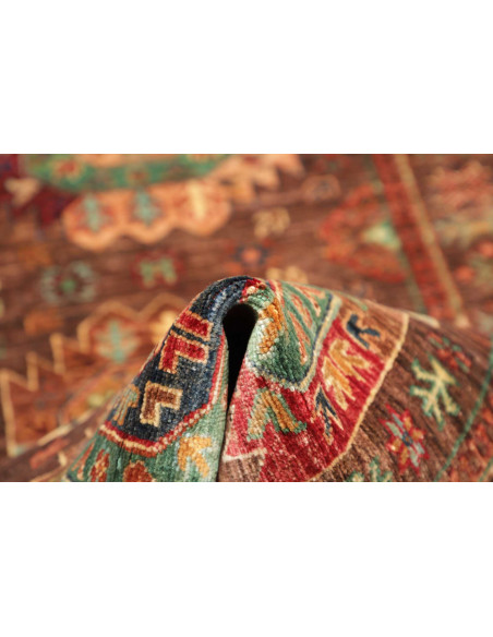 Tappeto Samarkand Pakistan 83x278 Marrone Ruggi