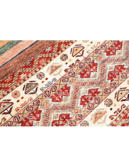 Tappeto Samarkand Pakistan 164x239 Rosso Terrac