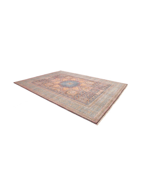 Tappeto Mamlouk Pakistan 276x356 Blu Polveroso