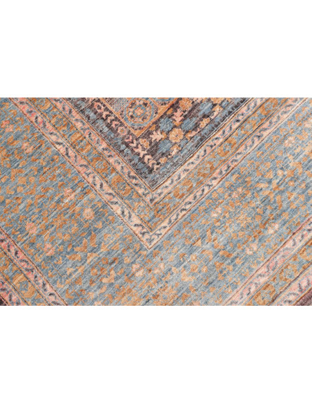 Tappeto Mamlouk Pakistan 276x356 Blu Polveroso