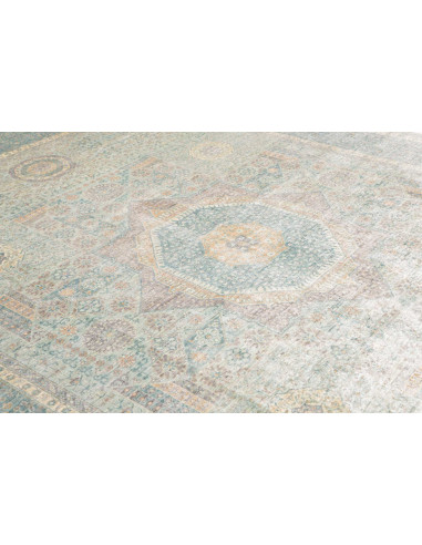 Tappeto Mamlouk Pakistan 269x348 Acquamarina Bl