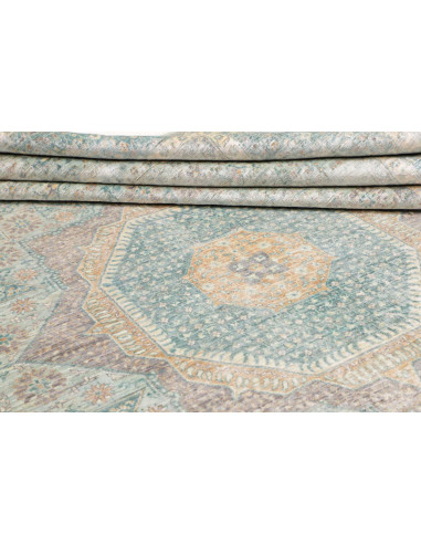 Tappeto Mamlouk Pakistan 269x348 Acquamarina Bl