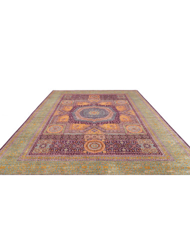 Rug Mamlouk Pakistan 277x350 Teal Purple
