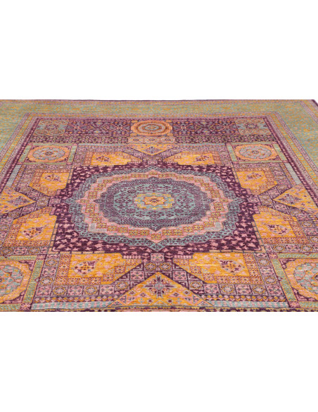 Rug Mamlouk Pakistan 277x350 Teal Purple