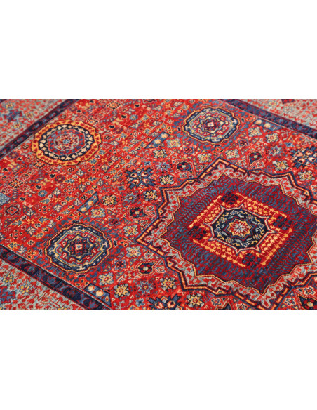 Rug Mamlouk Pakistan 103x147 Red Blue